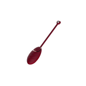 Œuf vibrant rouge avec télécommande USB 